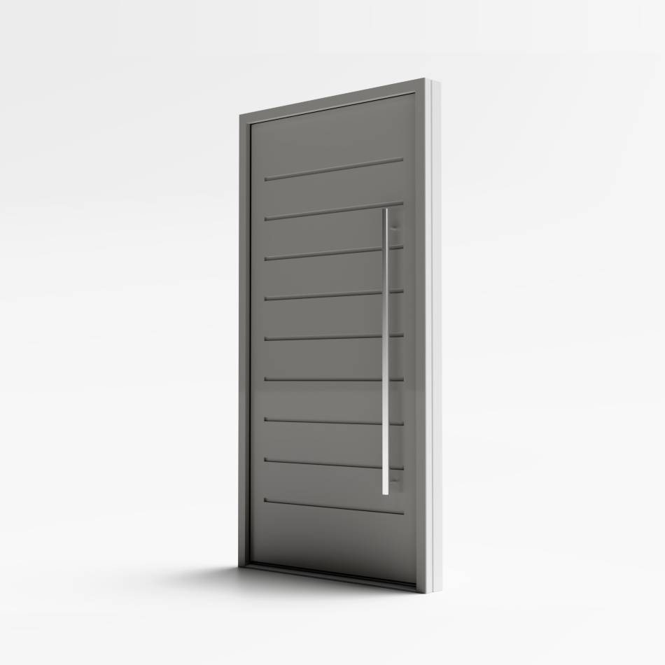 S305A/T Inward Open Timber / Alu-Clad Timber Panel Entrance Door