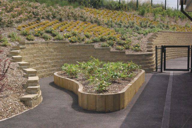 Anchor® Diamond® Walling - Retaining wall system