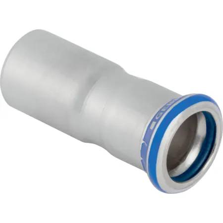 Geberit Mapress Stainless Steel Reducer With Plain End (FKM, Blue)