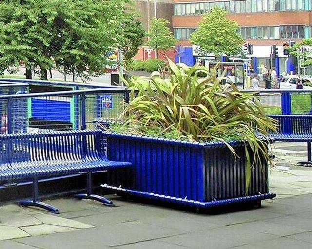 Ollerton Festival Rectangular Rolled Top Planter