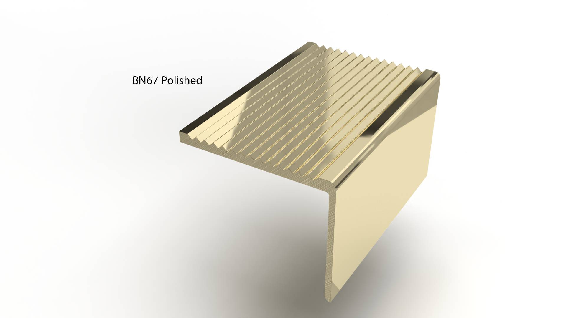 BN67 Brass Stair Nosings - Stair Nosings