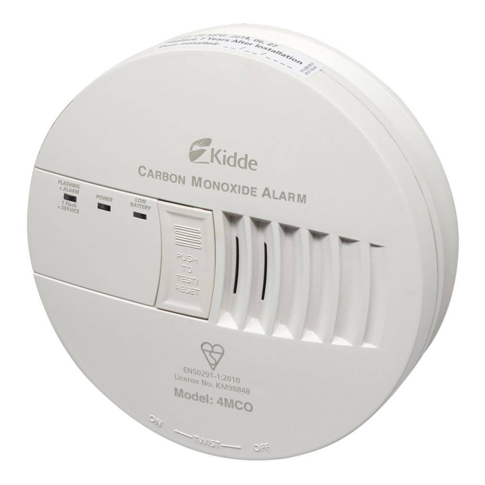 Kidde Mains-Powered CO Alarm With Rechargeable Lithium Back-Up Battery