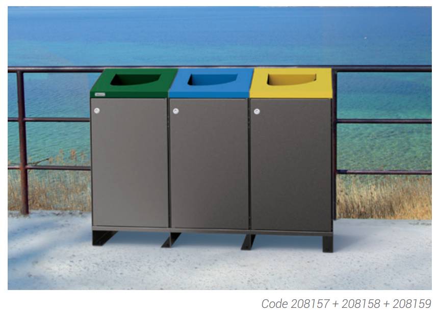 Berlin Recycling Point Bins | Procity | NBS BIM Library