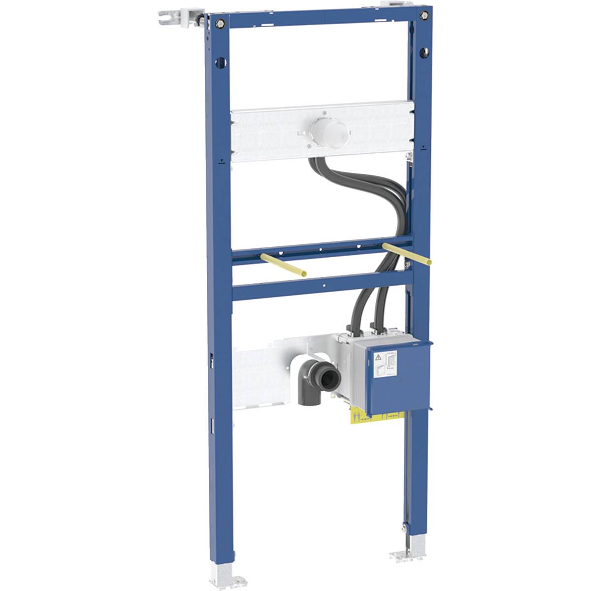 Geberit Duofix element for washbasin, 130 cm, electronic wall-mounted tap with concealed function box: 50 x 130 x 7.2 cm - Pre-Plumbed Installation Frame