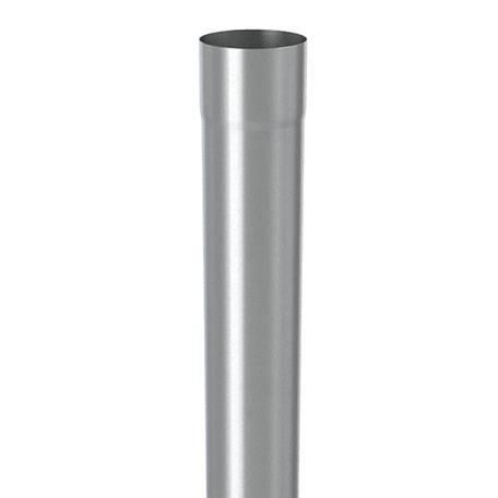 Alumasc Rainwater Infinity Natural Zinc Circular Downpipe