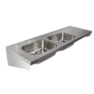 Stainless Steel Double Sink and Drainer ST C