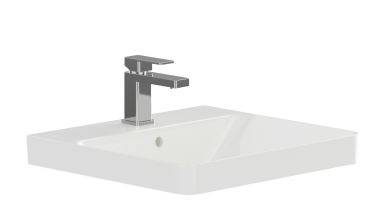 Layla 80cm Curved Vanity Washbasin