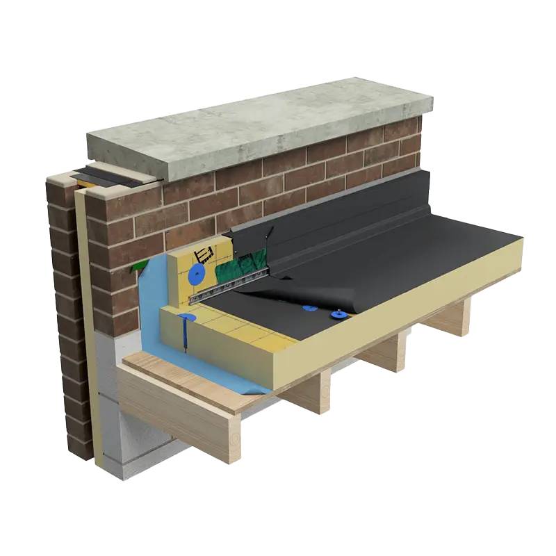 Mechanically Fixed Single Ply Roofing System for Cold Roofs - IKO Armourplan P - 20/25 Year