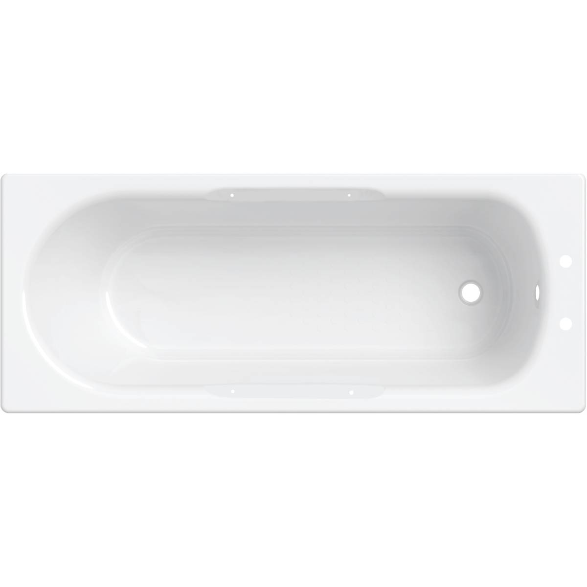 Twyford Celtic Rectangular Bathtub, Low Water Capacity