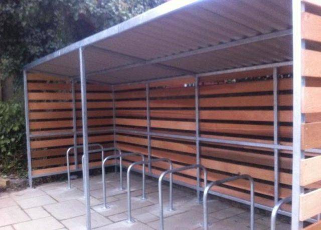 Grasmere Timber Clad Cycle Shelter