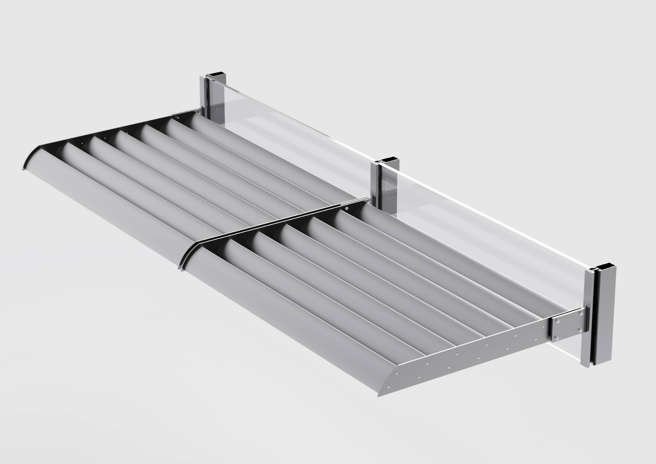 SkyLine Projecting Brise Soleil - Aerofoil Horizontal & Vertical Array Panels