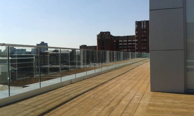 ASF Pro Channel Fixed Glass Balustrade