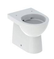 Geberit Selnova Compact Floor-Standing WC, Washdown, Back-To-Wall, Horizontal Or Vertical Outlet, Semi-Shrouded, Small Projection, Rimfree - Floor-standing WC