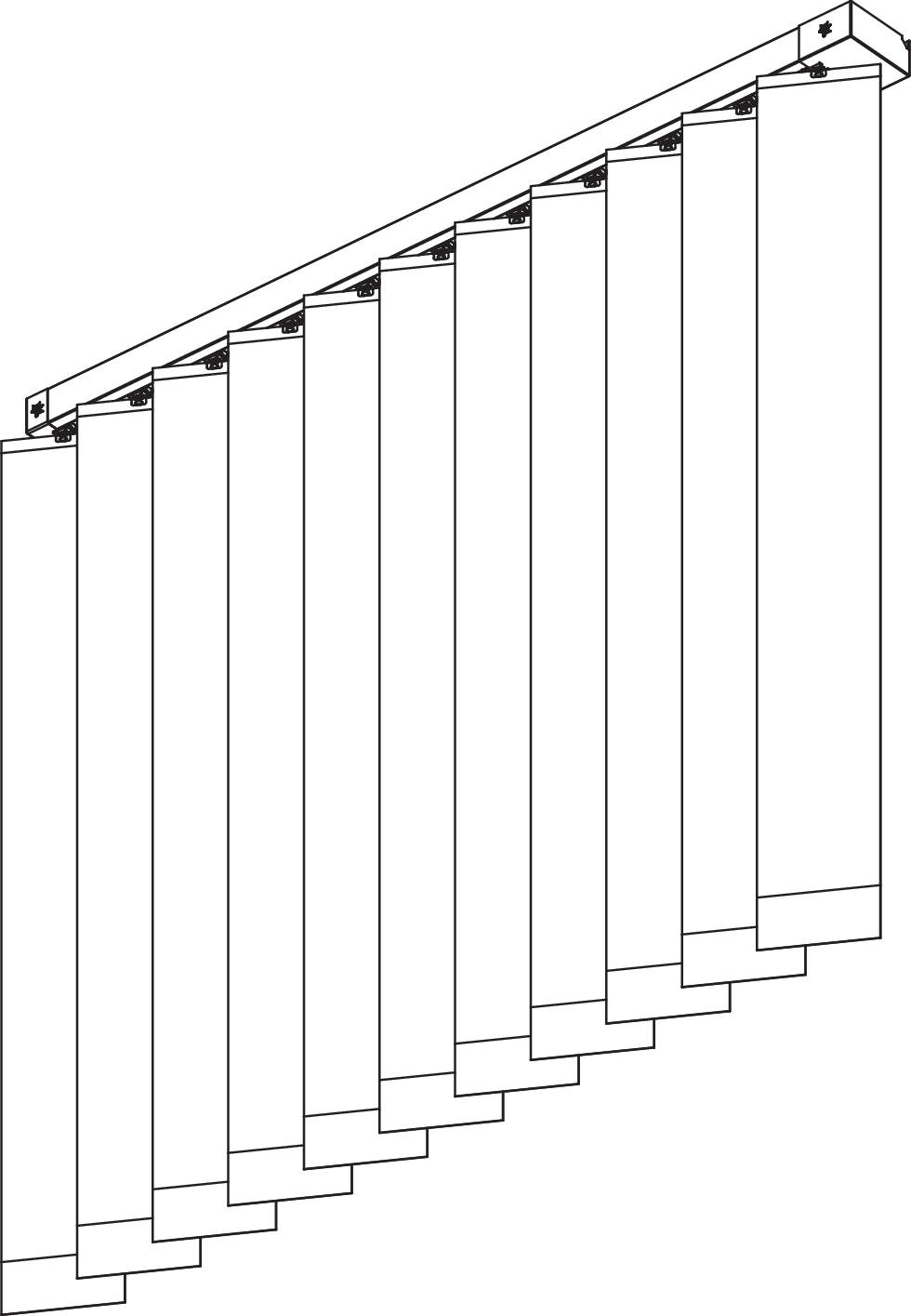 Vertical Blind - Motorised / Electric - Silent Gliss SG 2960