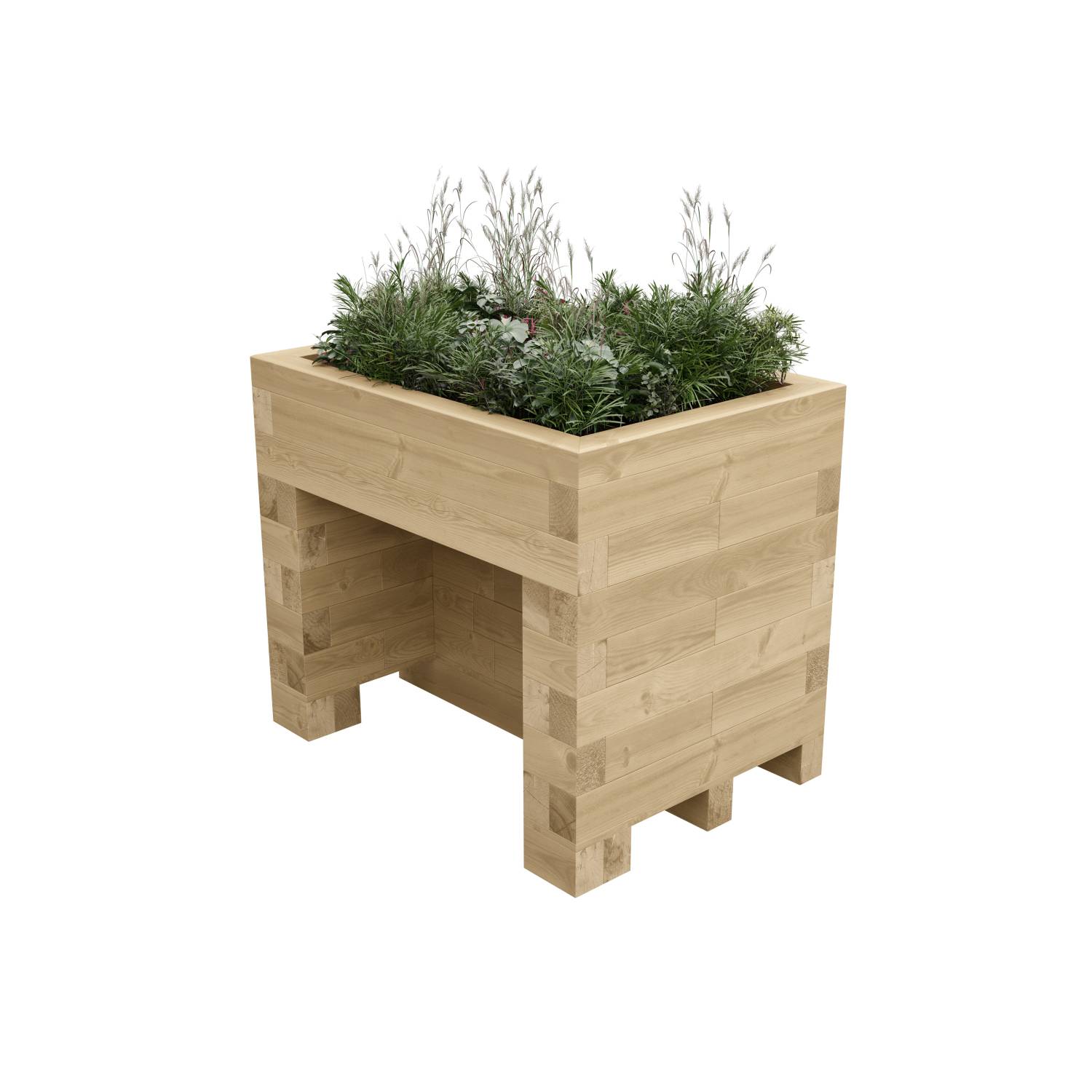 WoodBlocX Moveable Planters - Timber Planter