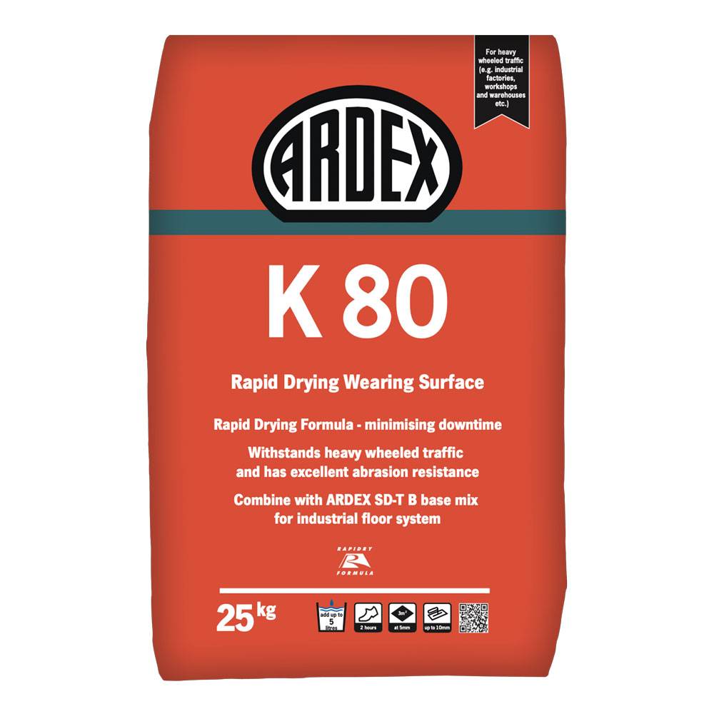 ARDEX K 80 Rapid Drying Industrial Topping/ Wearing Surface