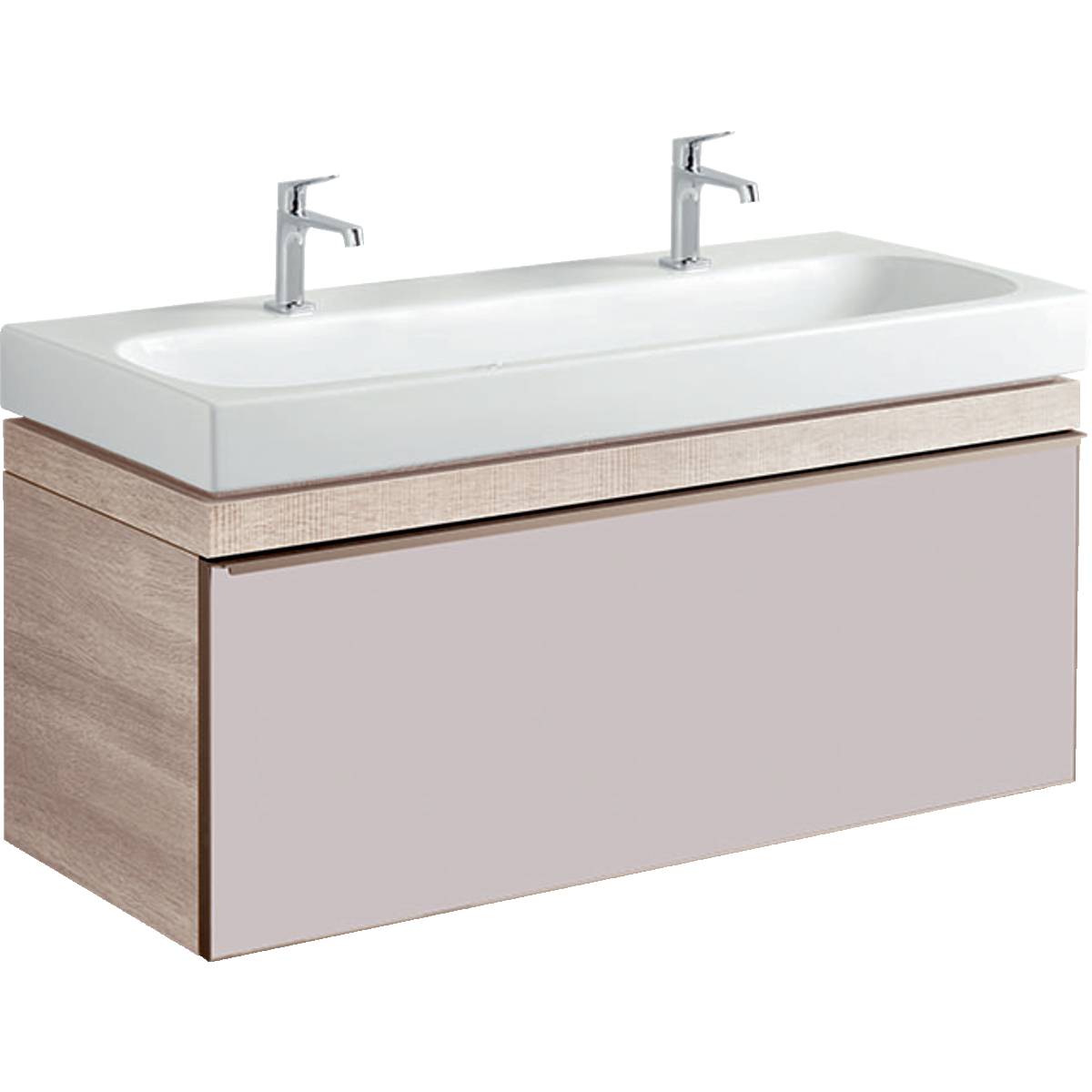 Citterio Cabinet for Washbasin, with One Drawer