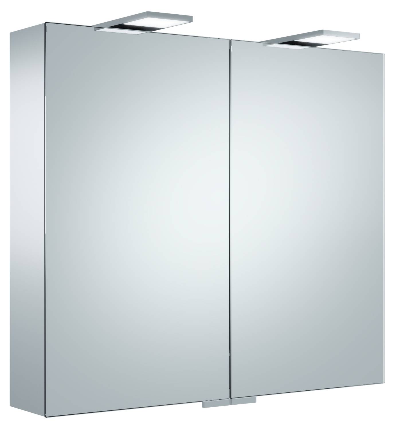 Bathroom Mirror Cabinet - (2 Door) with Lighting - Wall Mounted - ROYAL 15 - Mirror cabinet