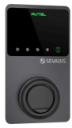Sevadis MaxiCharger Pedestal - Multiphase 7kW - 22kW w/ LCD Screen & 4G AC Smart EV Charger - Floor Mounted - Commercial EV Charging Point