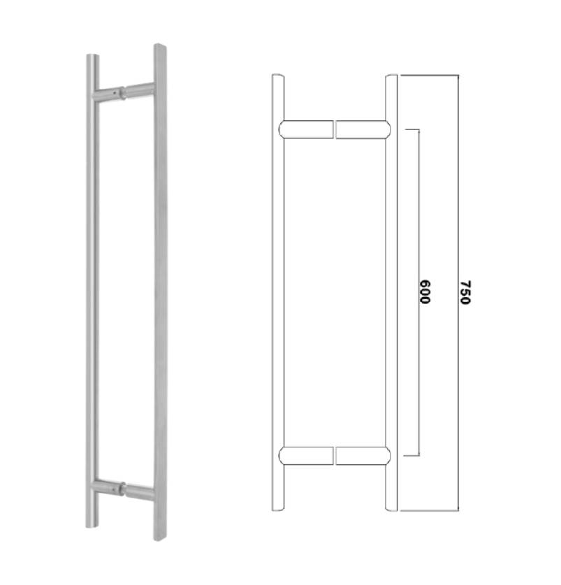 Pull Handles - Arched Back Style Pull Handle - Pull Handle