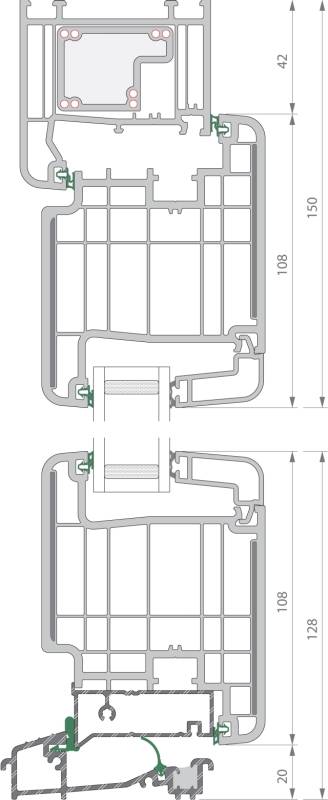 Zendow Neo Residential Door - R3 Open Out