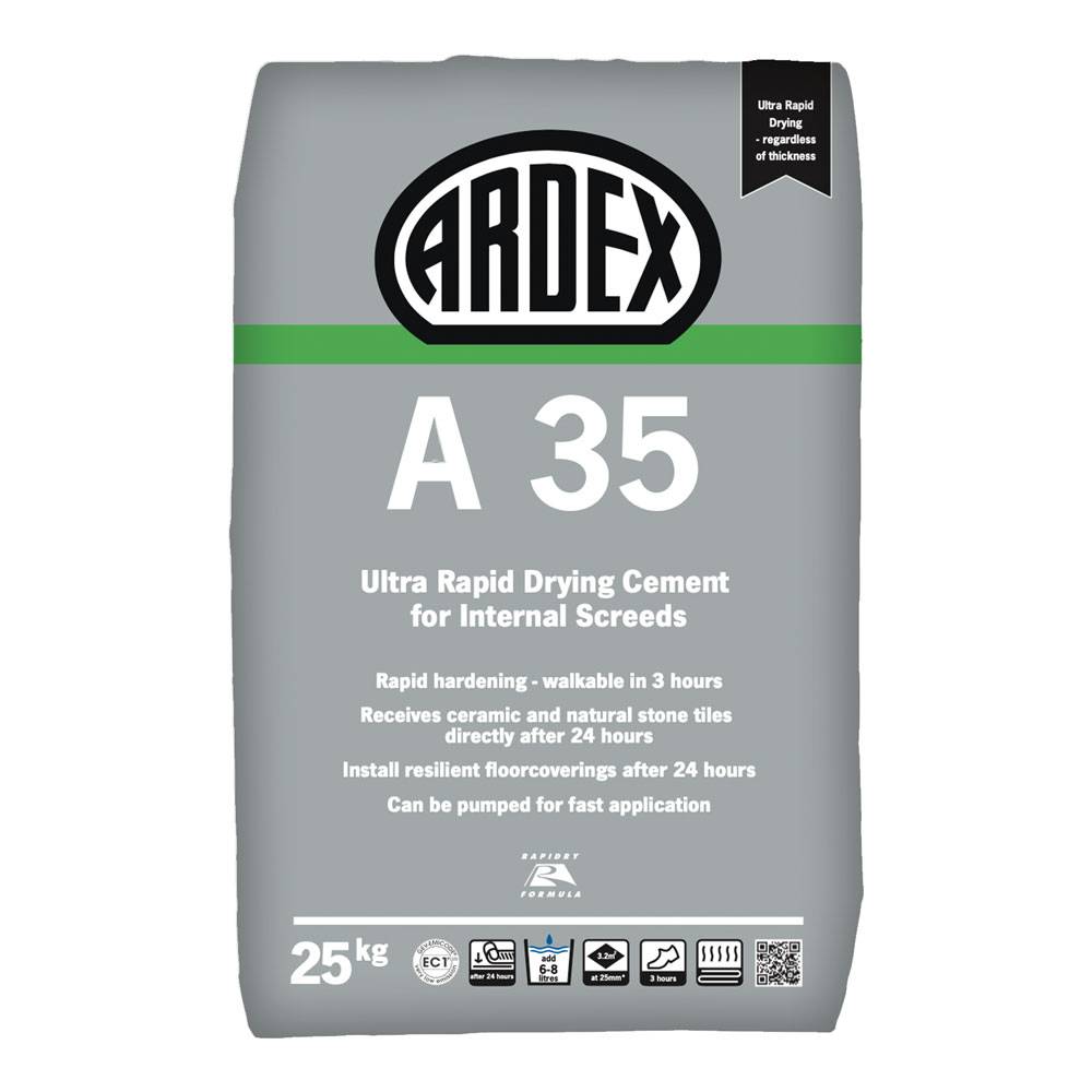 ARDEX A 35 Ultra Rapid Drying Screed Cement