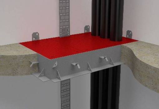 RiserSafe® - Building Riser - Concrete Frame - Modular Riser Flooring - Concrete frame