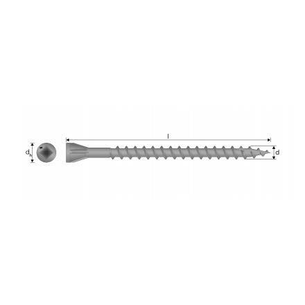 DTHQ: Trim Head Decking Screw