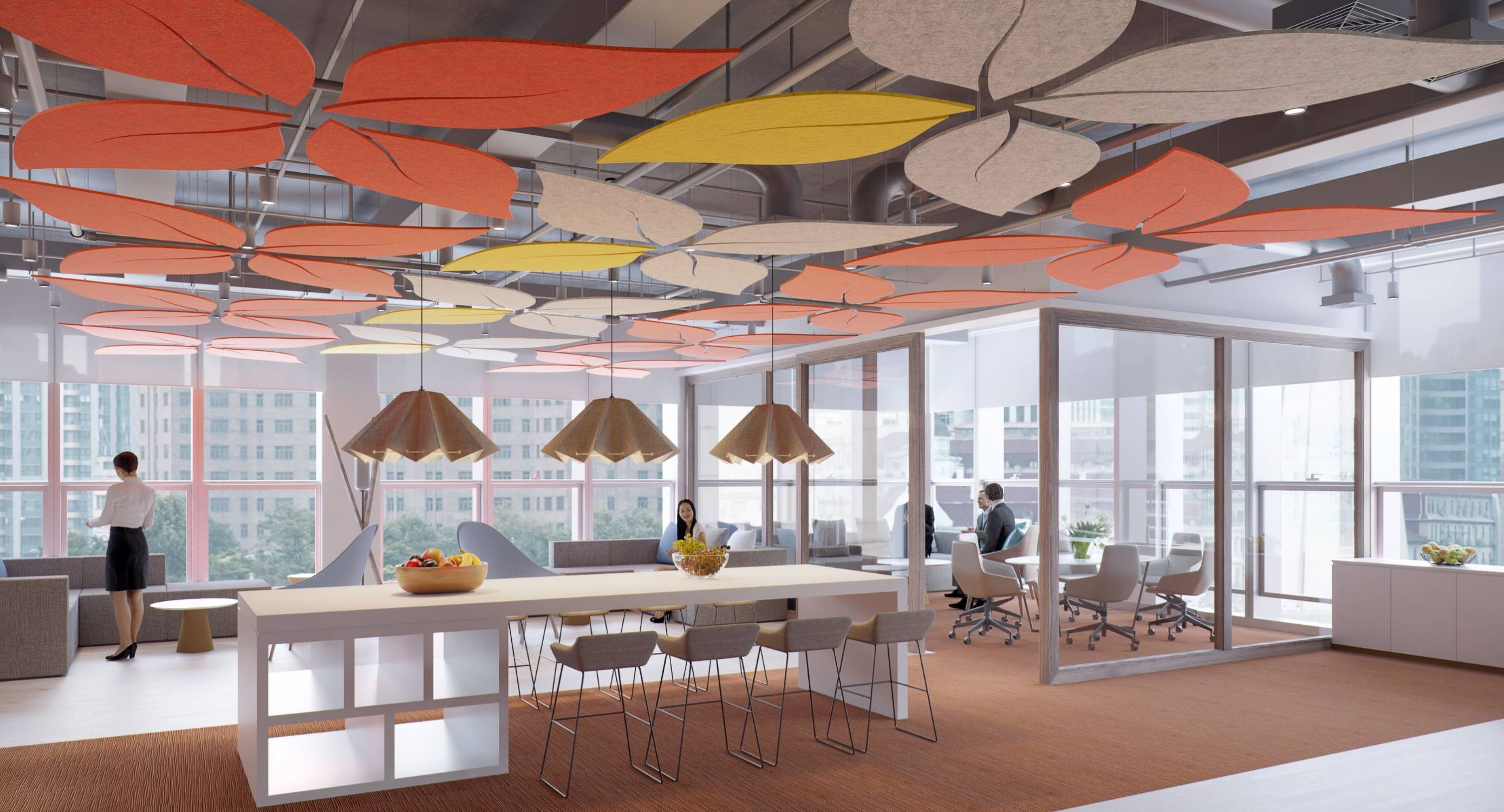 Aurora Acoustic Ceiling Rafts