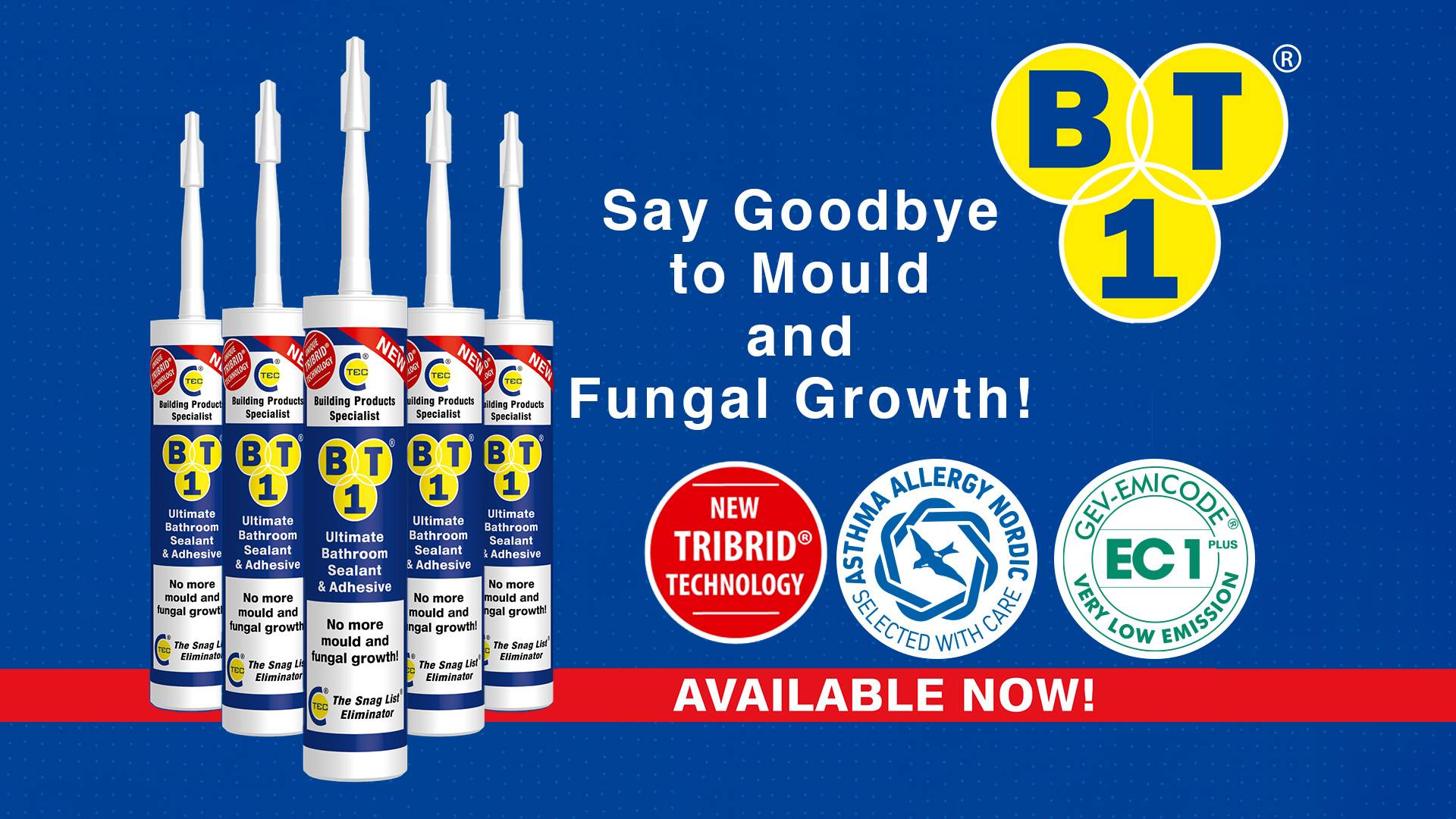 BT1 - Anti Bacteria/Microbes Sealant for Clinical Environments - Anti-Bacteria Sealant and Adhesive.