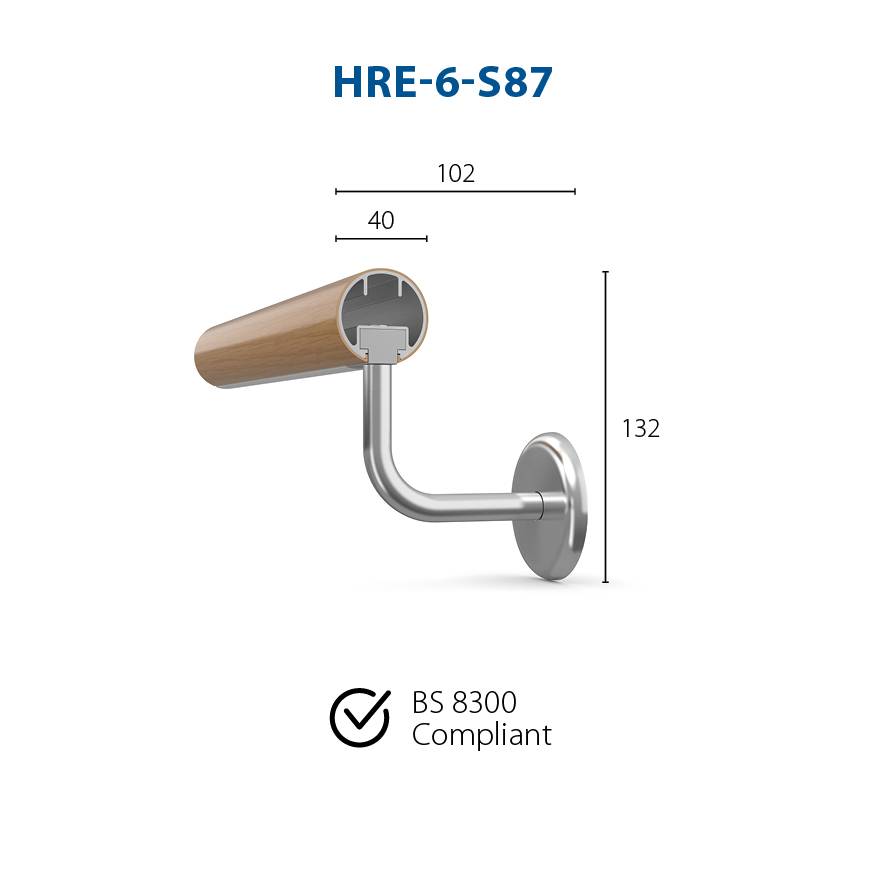 CS Acrovyn® HRE-6 Handrail
