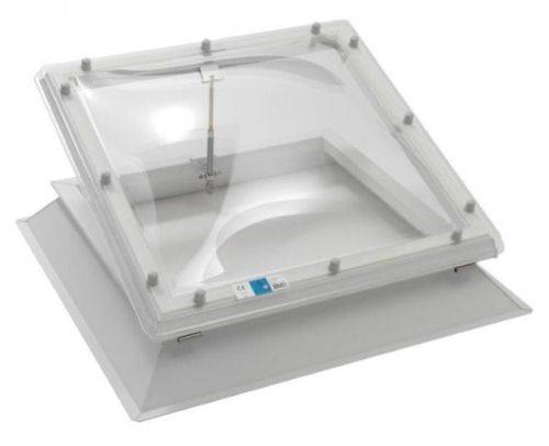 Coxdome Manual Ventilation Dome Rooflight with Winding Rod - Polycarbonate Rooflight