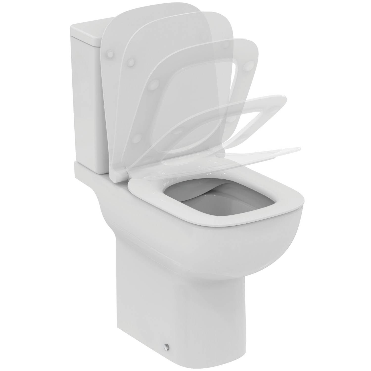 i.life A Close Coupled Comfort Height Toilet