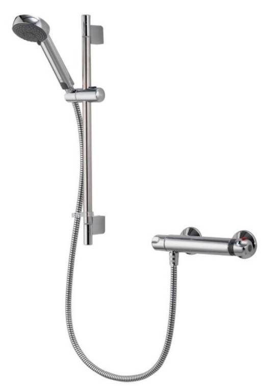 Midas™ 100 Bar Mixer Shower With Adjustable Head and Easy Fit Bracket