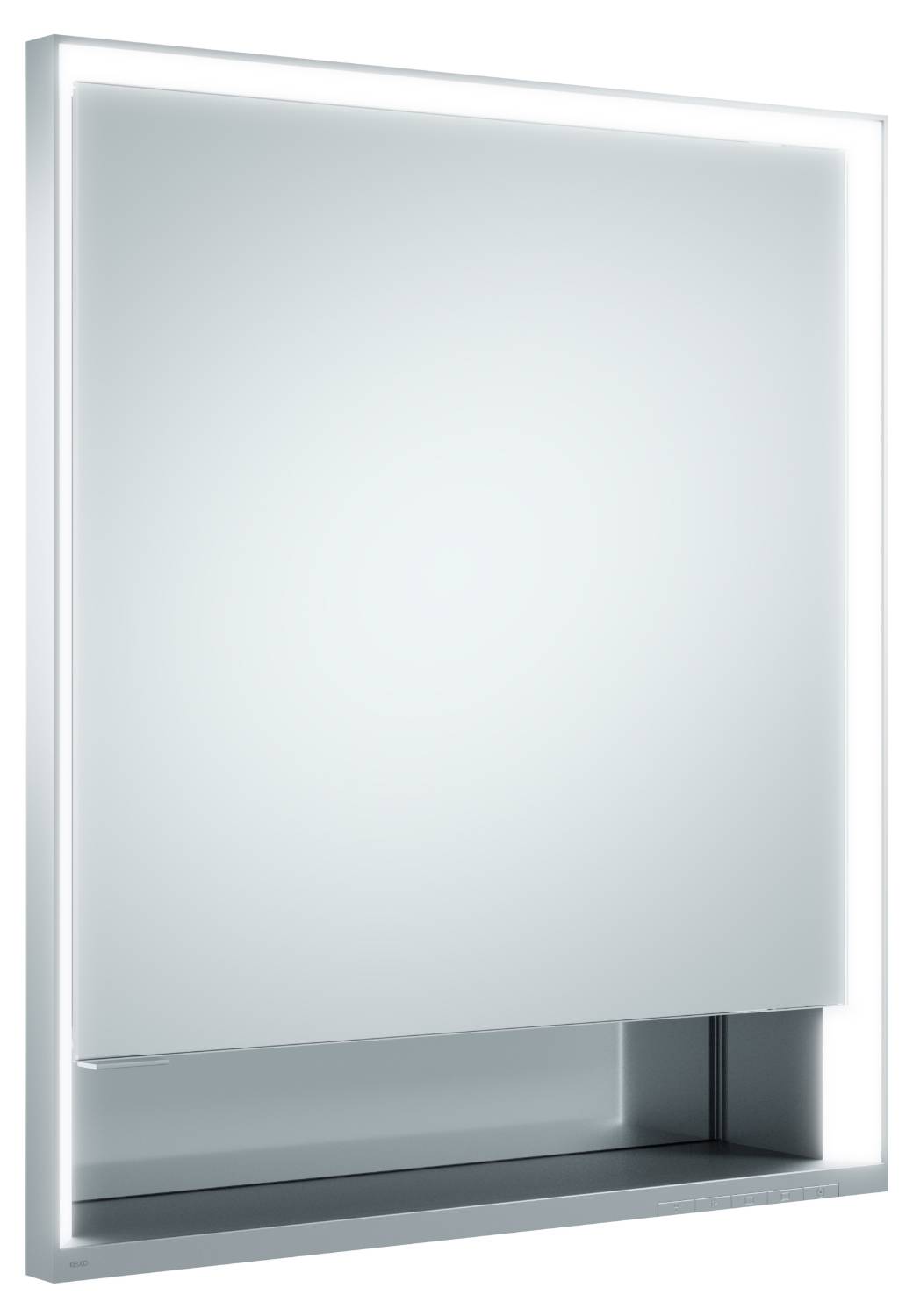 Bathroom Mirror Cabinet - (1 Door) with Lighting - Recessed & Wall Mounted options - ROYAL LUMOS - Mirror cabinet