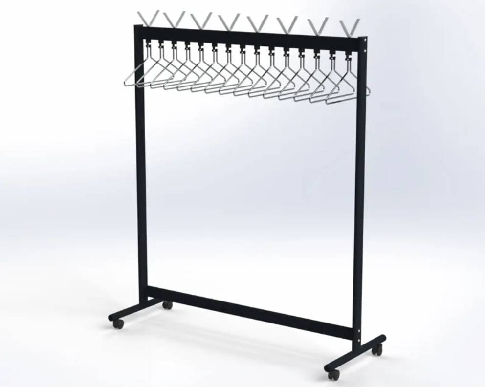 RG703 Mobile Coat Hanger Racks