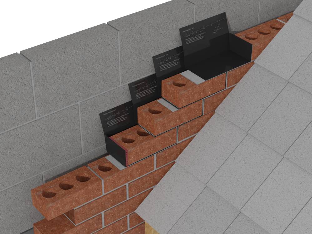Unleaded Everdry Stepped Cavity Trays for Brickwork