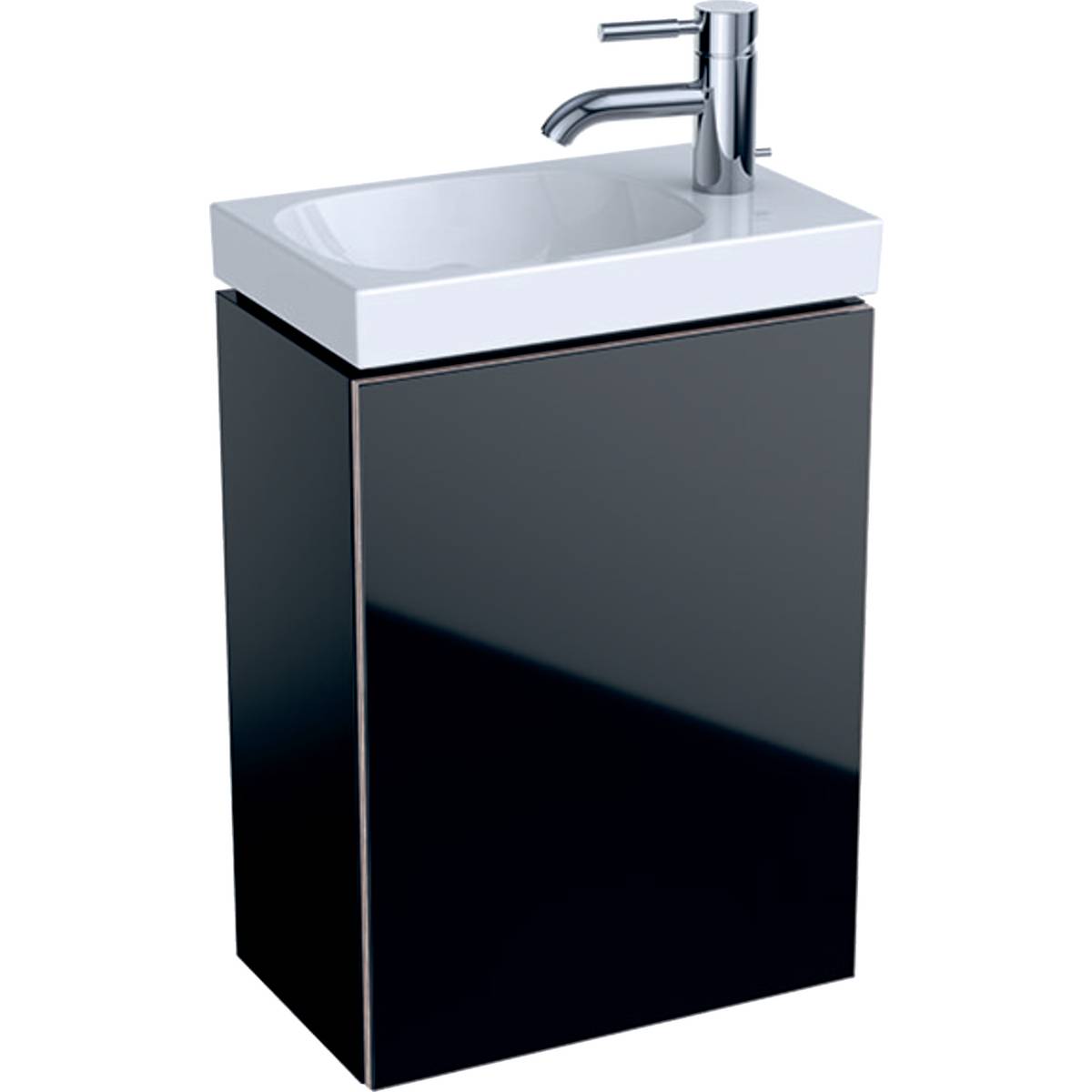 Acanto Cabinet for Handrinse Basin, with One Door and Trap