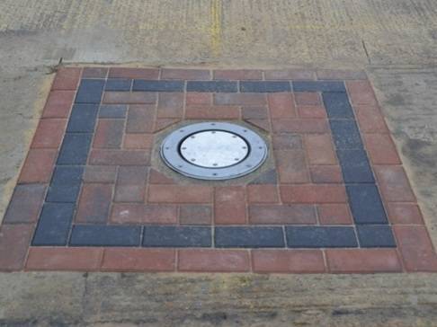 Cova RisingBollard 40F -  Crash Tested Full Depth Rising Security Bollard HVM - Security Bollard