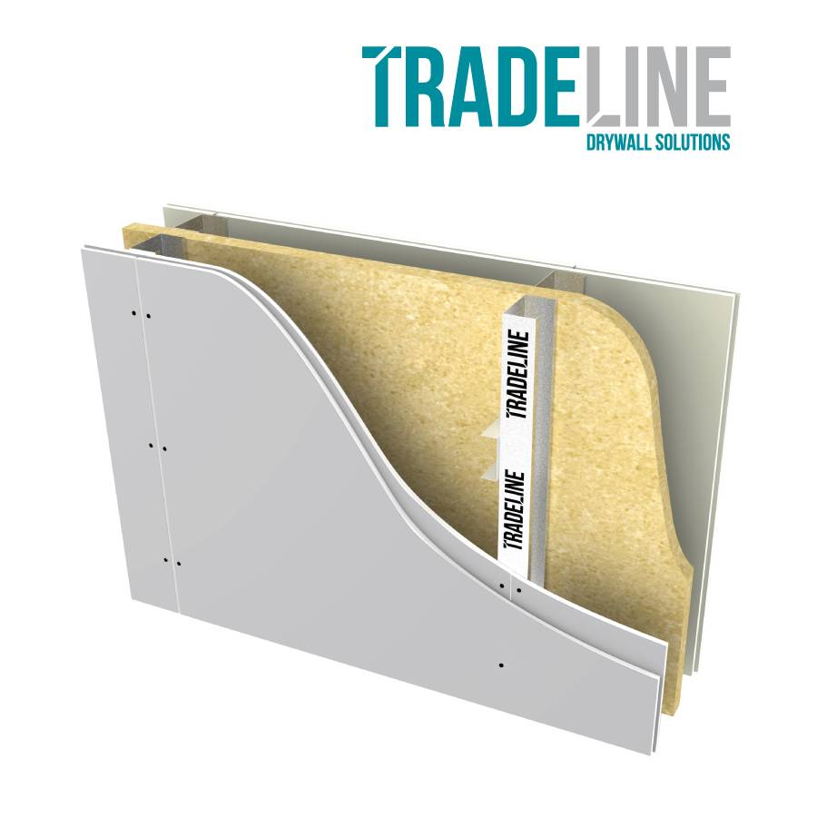 TRADELINE Twin Frame Braced C Stud Partition Systems Utilising British Gypsum Board