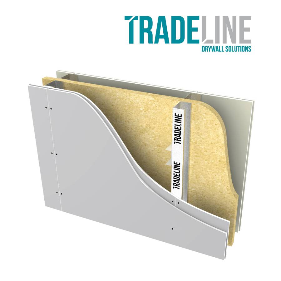 TRADELINE Twin Frame Braced C Stud Partition Systems Utilising Siniat Board