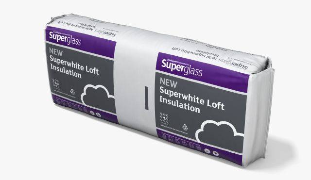 Superglass Superwhite Loft Blowing Wool
