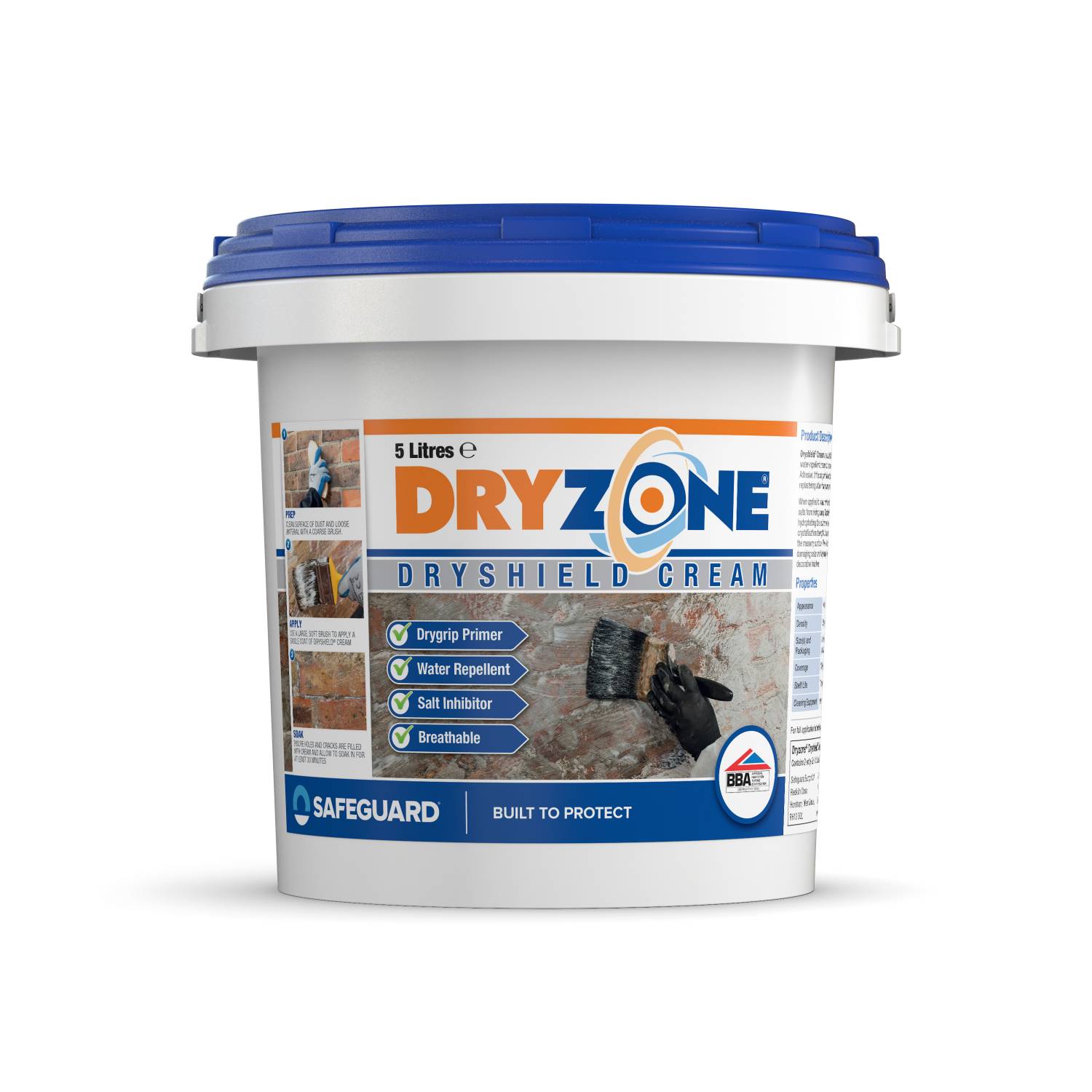 Dryshield Cream - Breathable, Salt-Resistant, Water-Repellent Primer for Drygrip Adhesive 