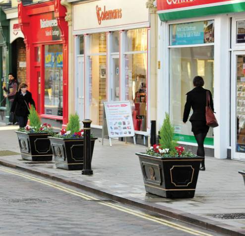 Standard Oldham Cast Iron Planter