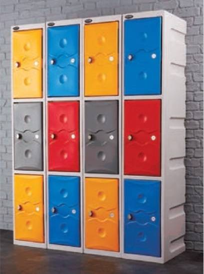 Wet Area And Food Grade Anti Vandal Plastic Lockers - Lockers