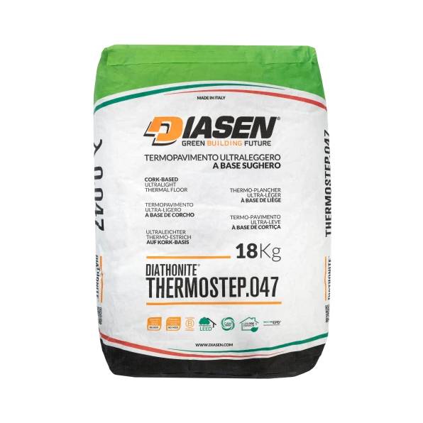 Diasen Diathonite Thermostep.047 Screed - Cork Lime Insulating Floor Screed