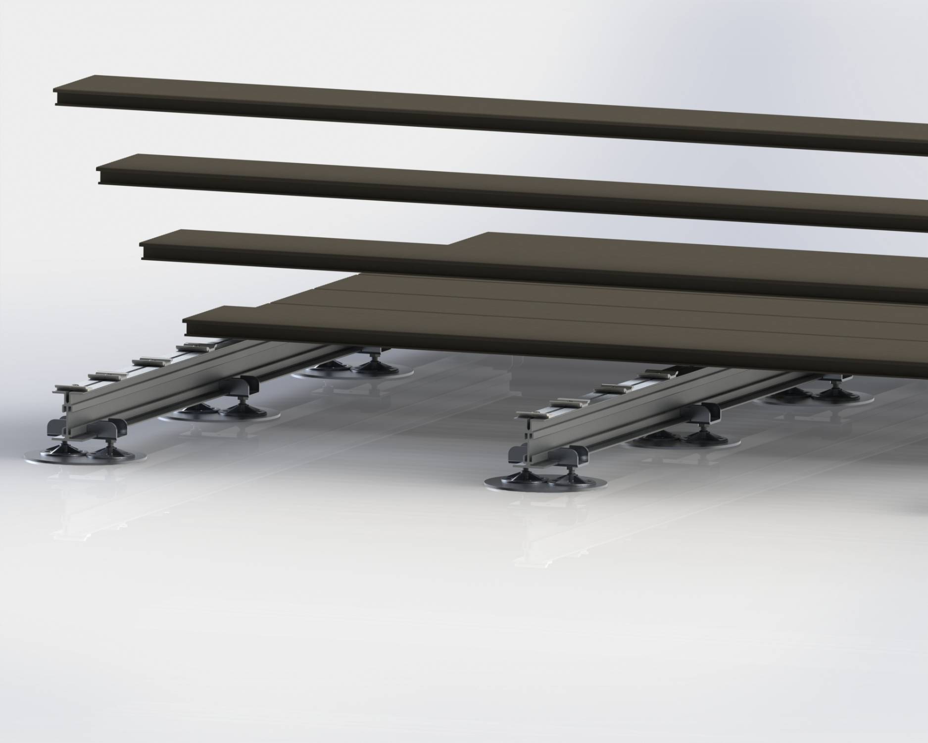 AR-DECK Class A-rated Aluminium Decking System