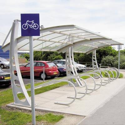 Bi Port™ Cycle Shelter - External Shelter