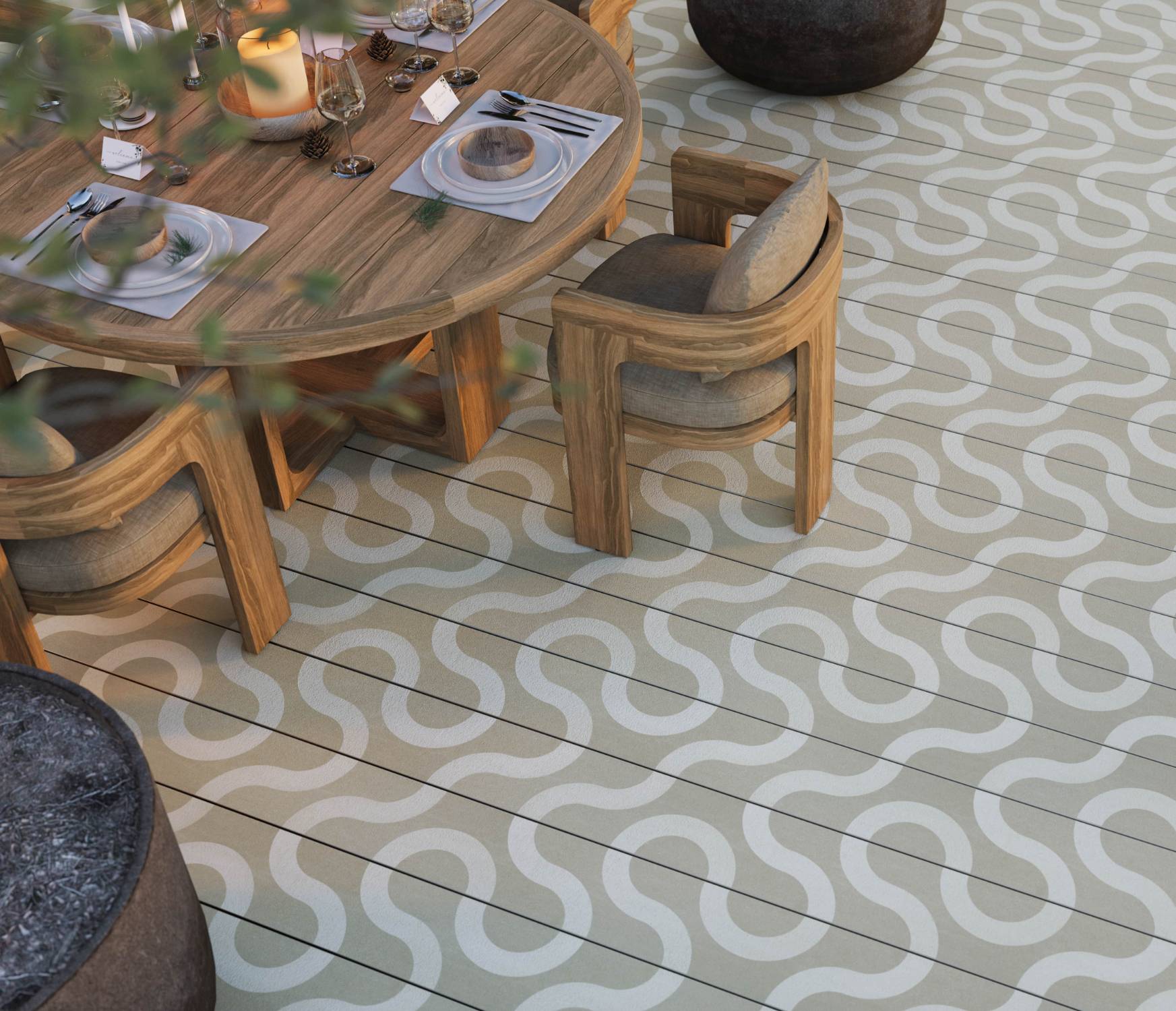 Modello Contour Decking - Composite Decking Board