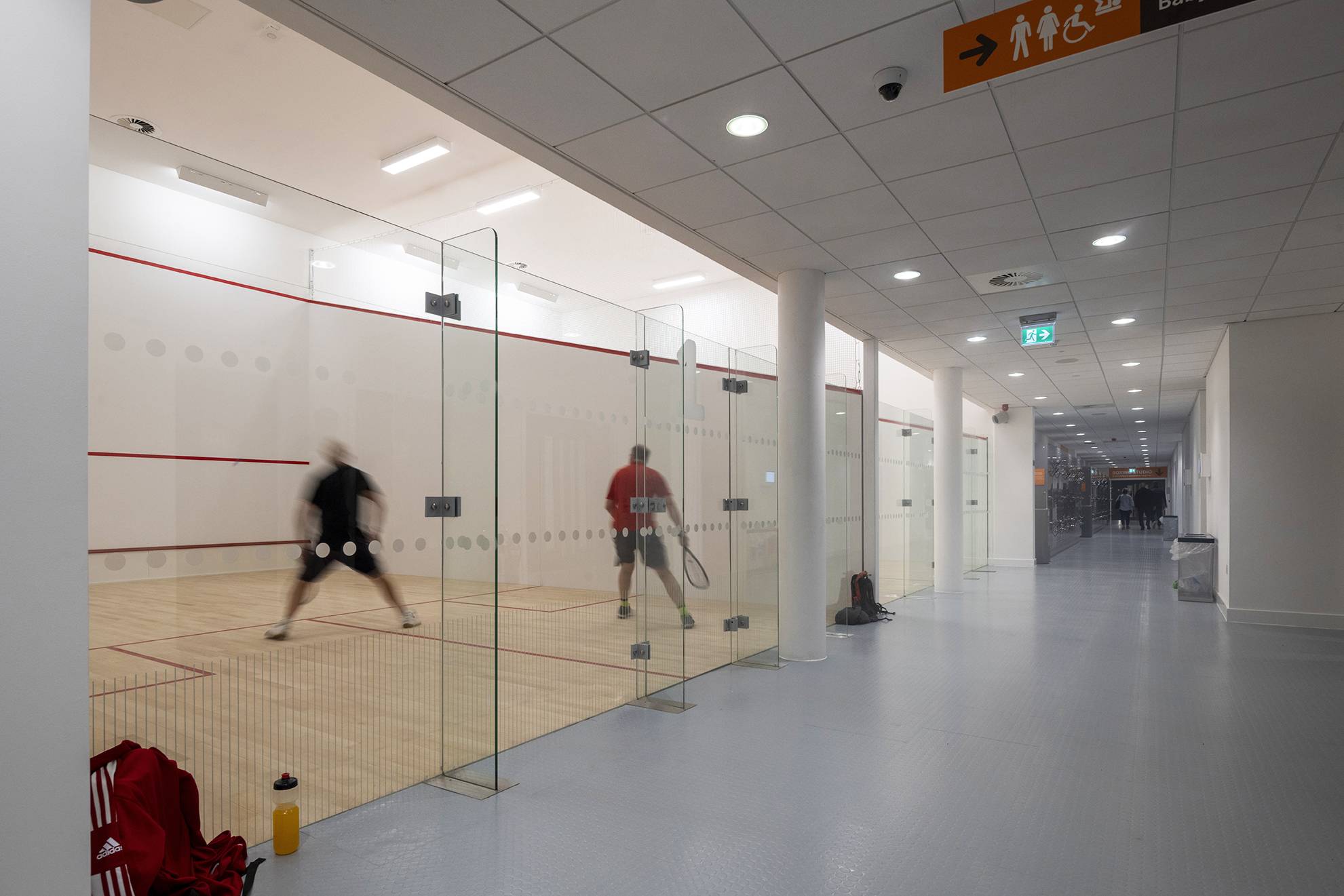 SylvaSquash solid hardwood squash flooring system - Sprung Flooring for Squash Courts